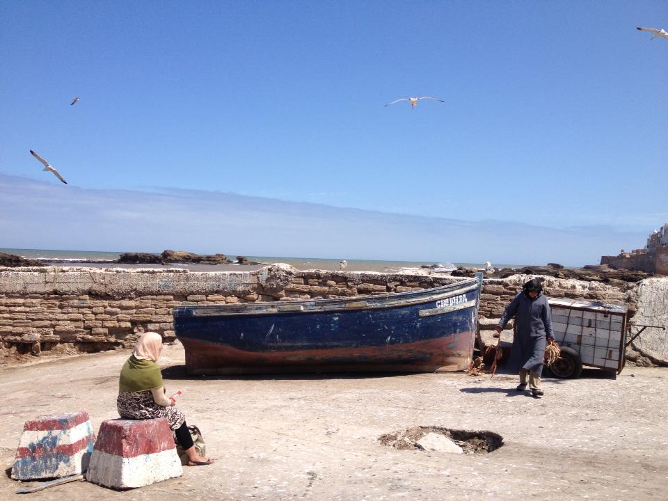 The fisherwomen, Morocco